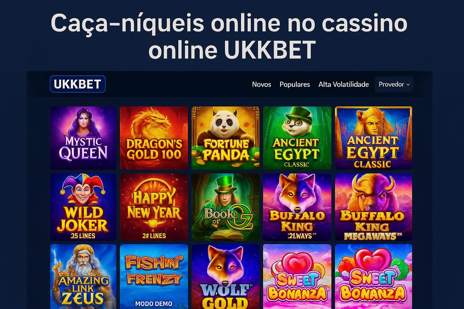Jogos de Slot no Casino Online UKKBET  
